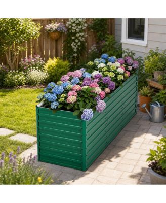 Садовая грядка Streamdale Furniture 93.7'' x 31.5'' x 32.3'' Ergonomic Raised Metal Planter Box