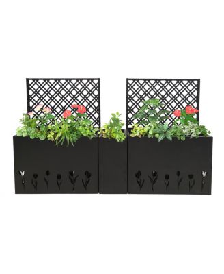 Streamdale Furniture металлический комбинированный planter-trellis (набор из 3 шт.)