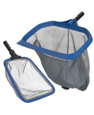 XDOVET Swimming Pool Leaf Rake Skimmer Net Aluminum Heavy Duty Debris Removal
