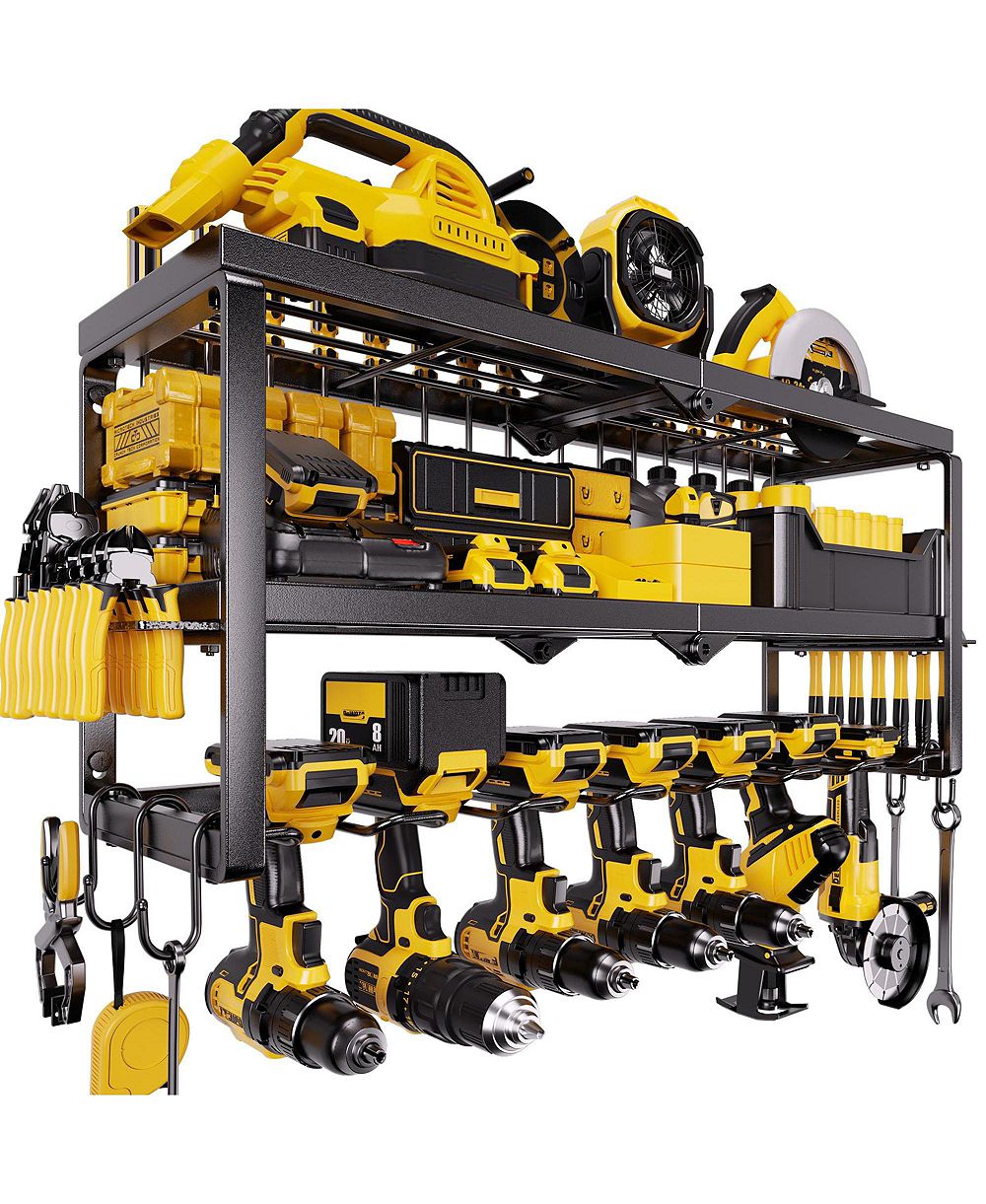 Органайзер XDOVET Power Tool Wall Mounted Drill Rack Charging Station