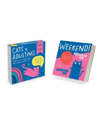 Настольный календарь TF Publishing Paper Goods 2027 Cats vs Adulting by Amy Smyth