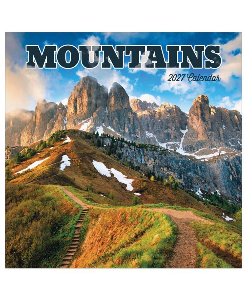 TF Publishing Paper Goods 2027 Mountains Wall Calendar