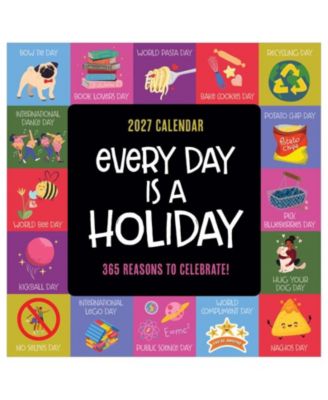TF Publishing Paper Goods 2027 Every Day's A Holiday Wall Calendar