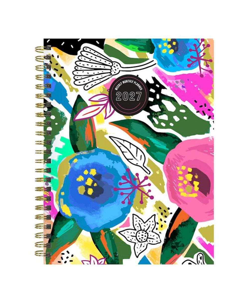 Еженедельник-ежемесячник TF Publishing Paper Goods 2027 Graphic Petals Medium