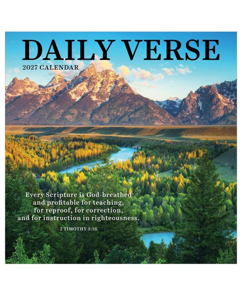 TF Publishing Paper Goods 2027 Daily Verse Wall Calendar