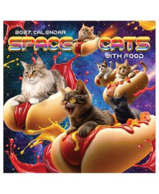 TF Publishing Paper Goods 2027 Space Cats Mini Calendar