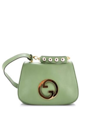 Сумка Gucci Medium Blondie NM Handle Leather Pre-Owned