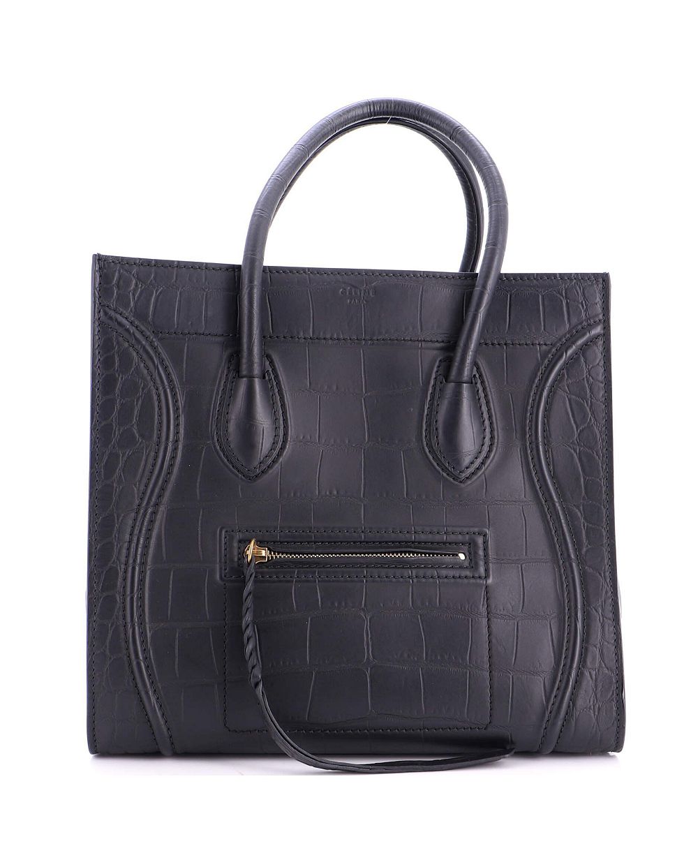 Сумка Pre-Owned Celine Medium Phantom из кожи с тиснением