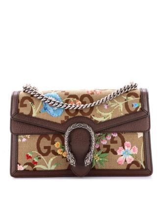 Pre-Owned Gucci маленькая сумка Dionysus с вышивкой GG Canvas