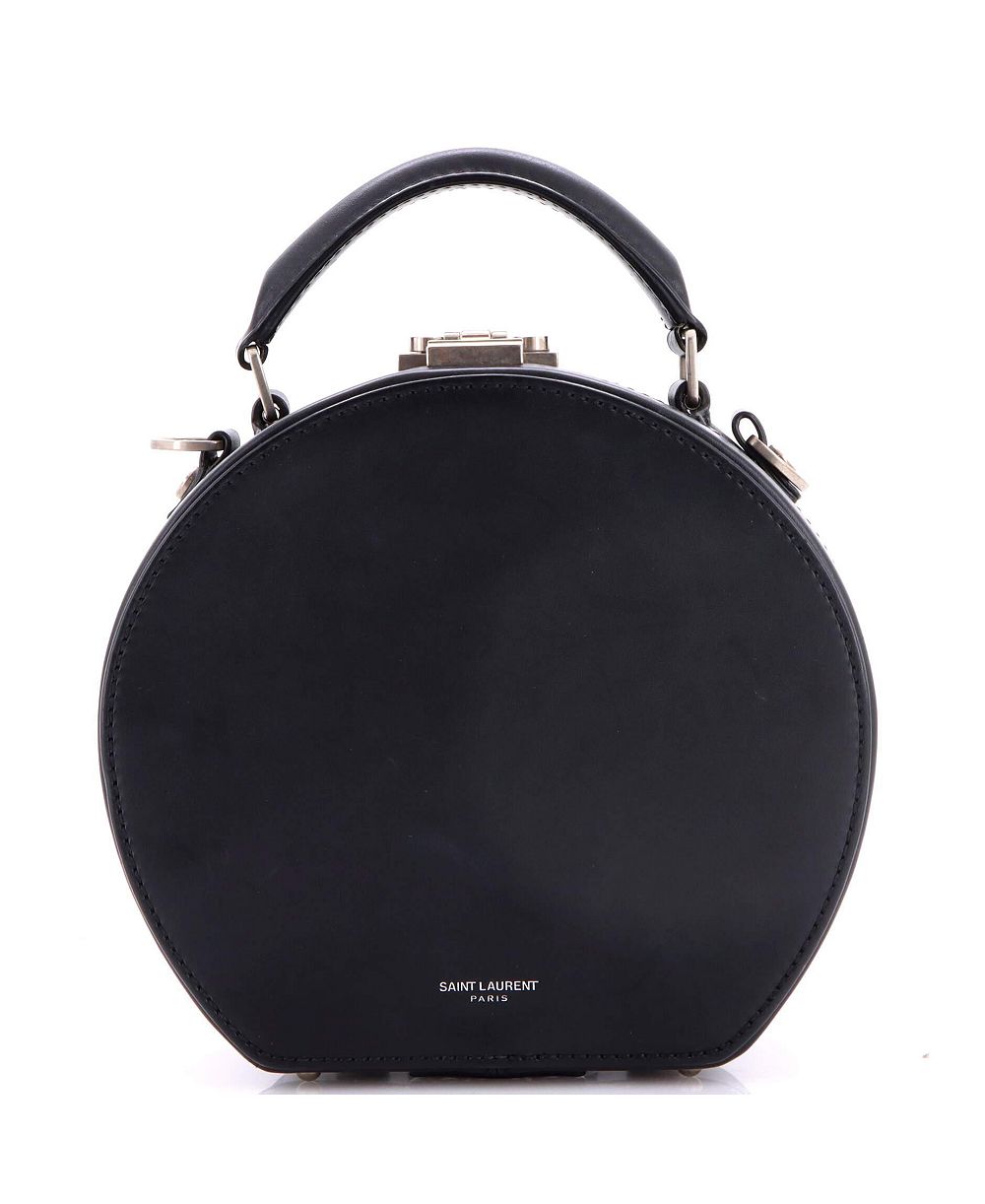 Сумка-шкатулка Saint Laurent Small Mica из кожи