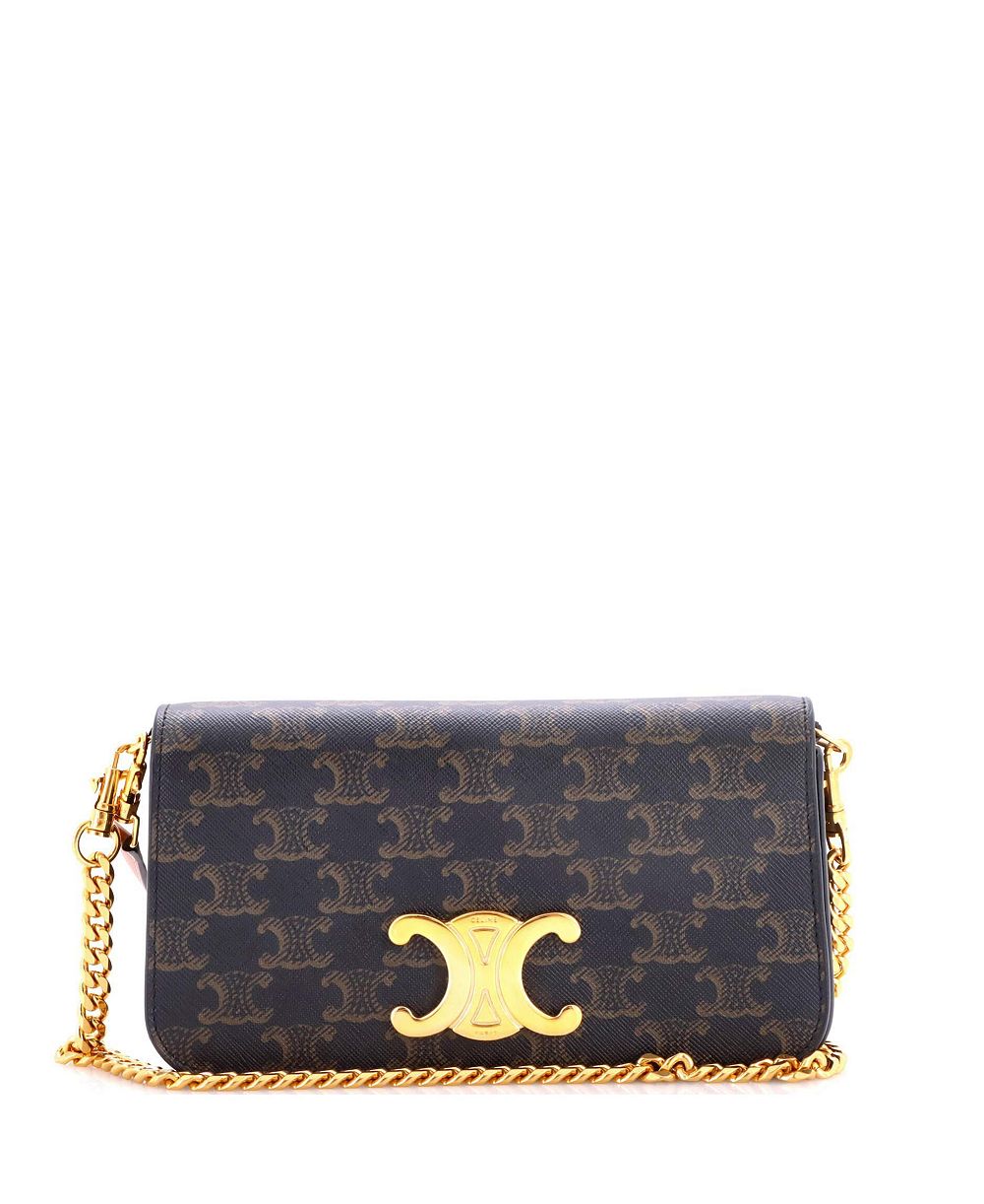 Сумка-клатч Pre-Owned Celine Multipochette Flap Bag Triomphe Coated Canvas