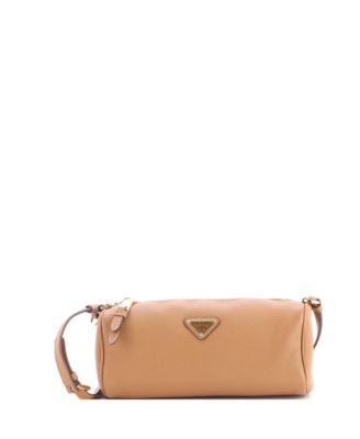 Pre-Owned Prada Сумка через плечо, кожаная, с застежкой-молнией
