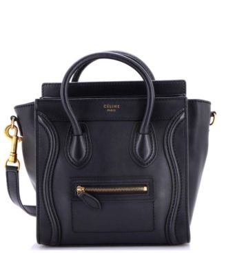 Pre-Owned Celine Nano Luggage Bag Smooth Leather
