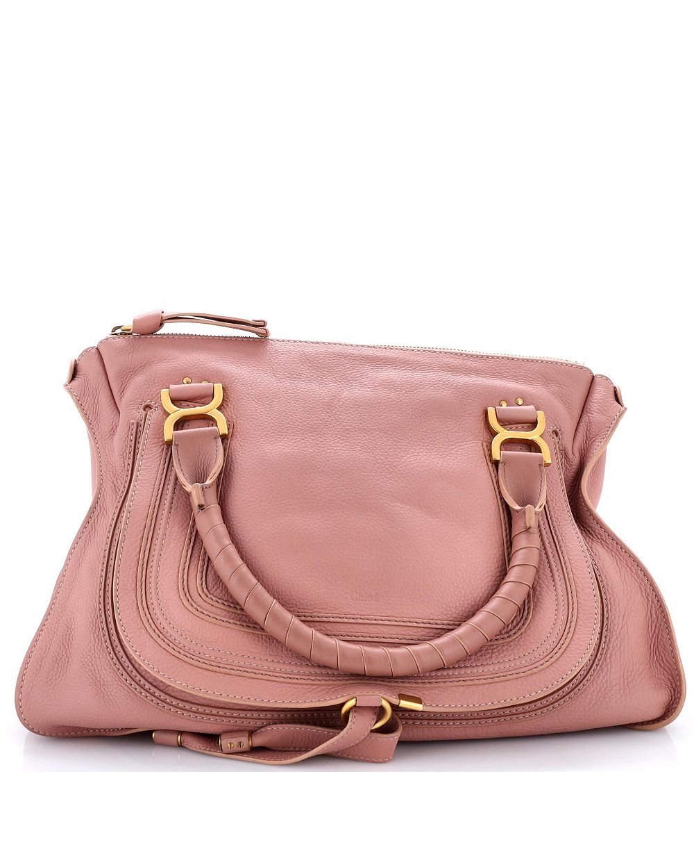 Pre-Owned Chloe Large Marcie Shoulder Bag Leather