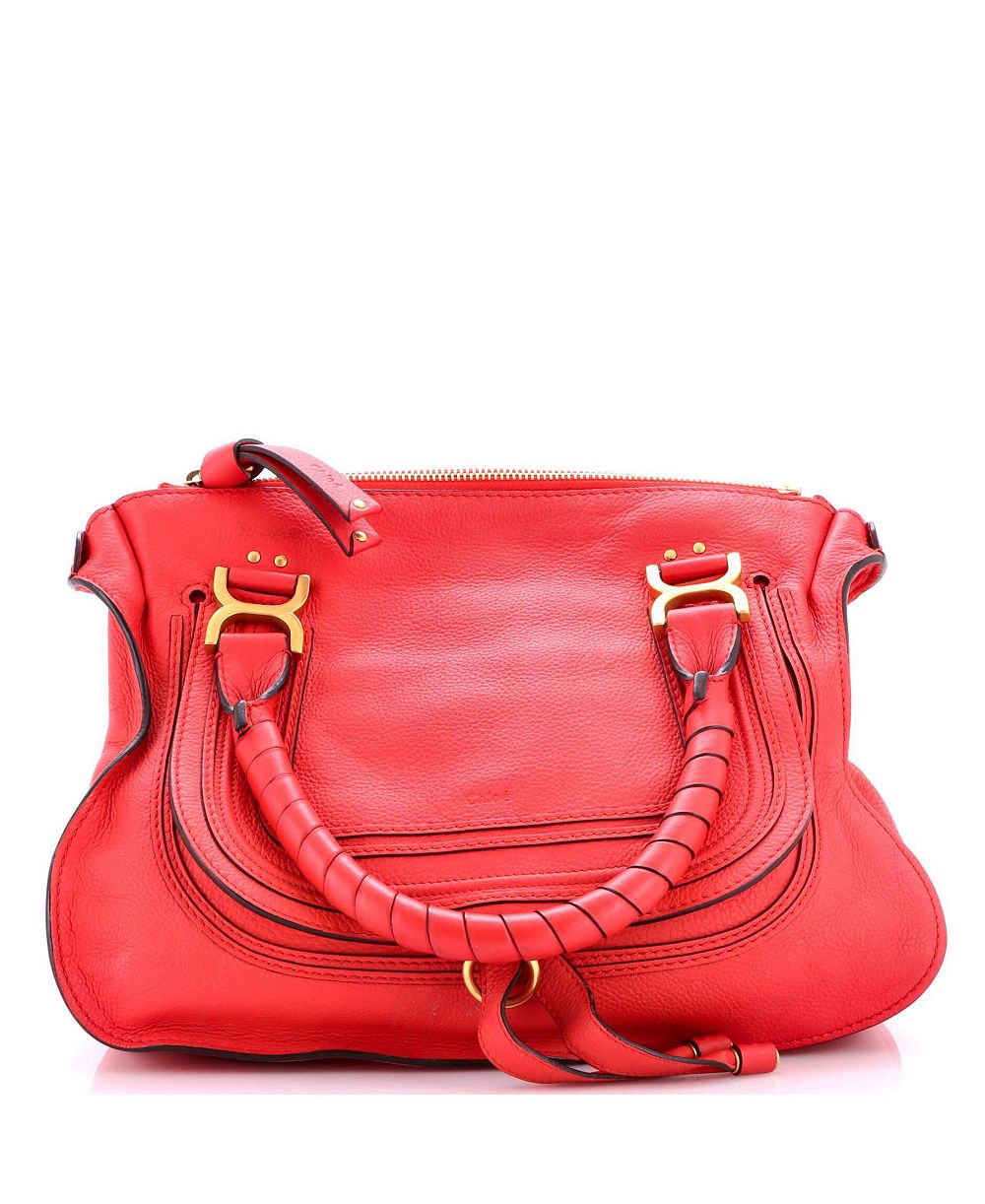 Pre-Owned Chloe Medium Marcie Shoulder Bag Leather