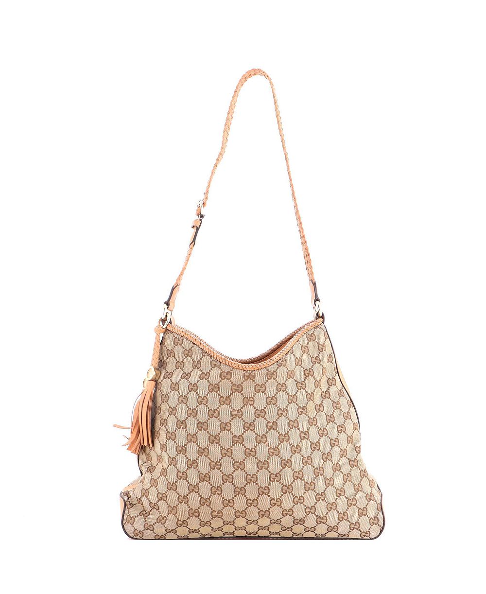 Pre-Owned Gucci Medium Marrakech Hobo GG Canvas