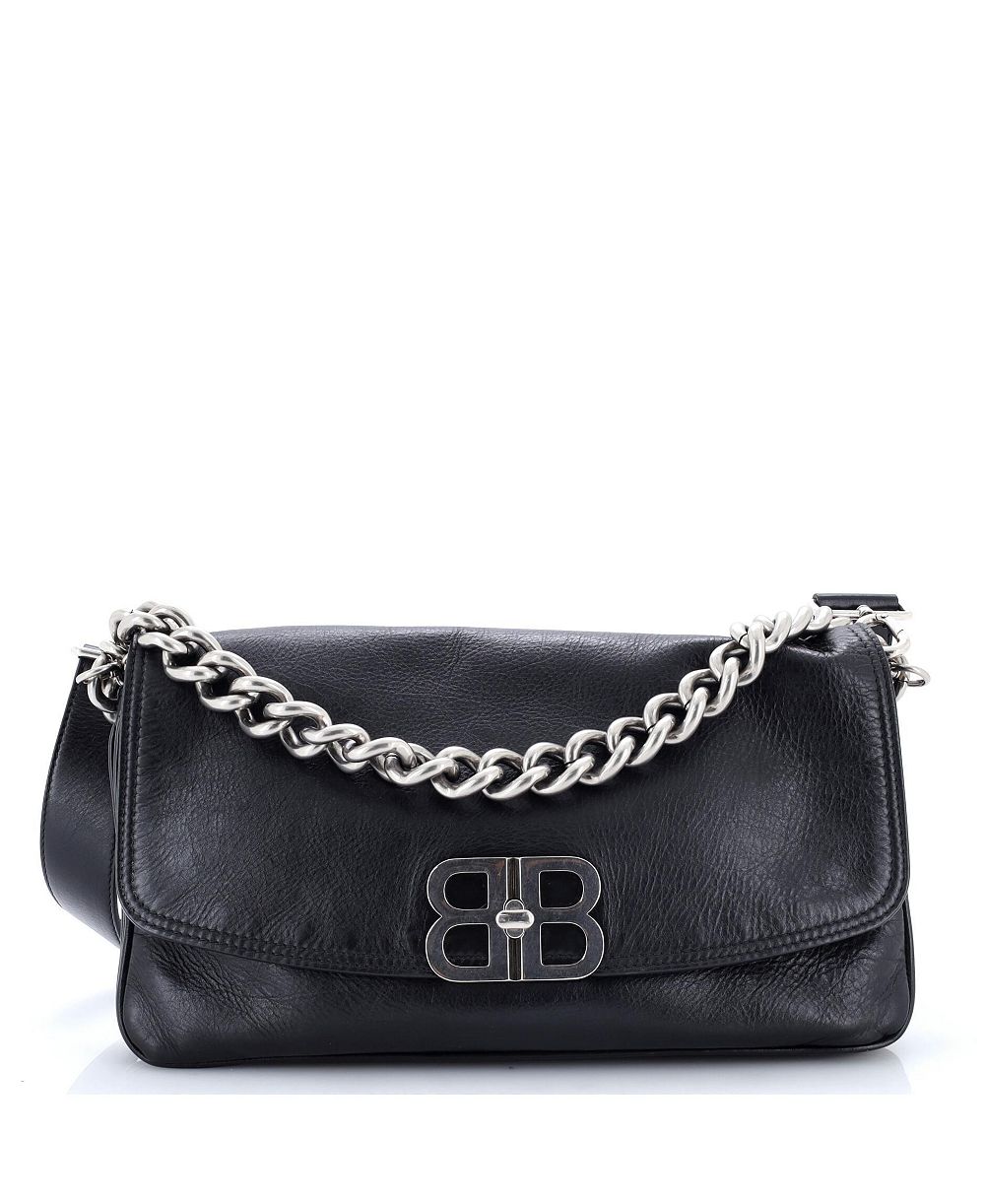 Кожаная сумка Balenciaga Medium BB Soft Flap (б/у)