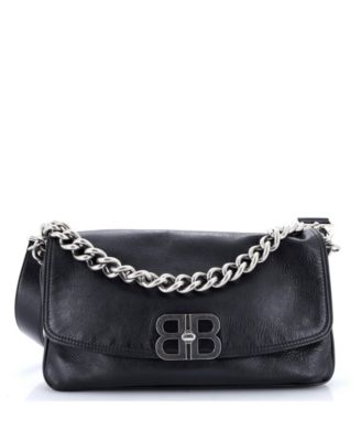 Pre-Owned Balenciaga Medium BB Soft Flap Bag Leather