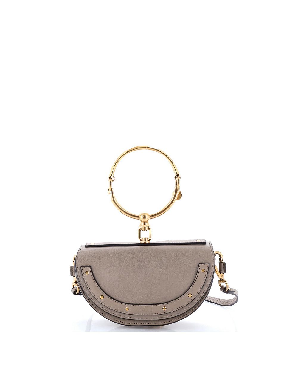 Кожаная сумка через плечо Chloe Mini Nile (б/у)