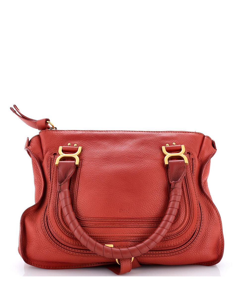 Pre-Owned Chloe Medium Marcie Shoulder Bag Leather