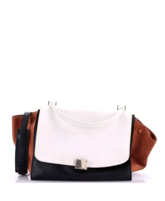 Сумка Celine Medium Tricolor Trapeze кожаная б/у