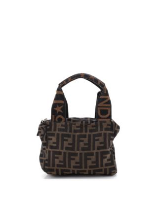 Pre-Owned Fendi Mini Vintage 1925 Cosmetic Tote Zucca Canvas