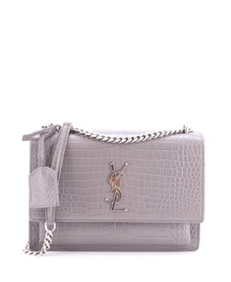 Сумка через плечо Saint Laurent Medium Sunset из тисненой кожи (б/у)
