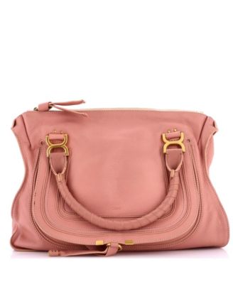 Pre-Owned Chloe Large Marcie Shoulder Bag Leather