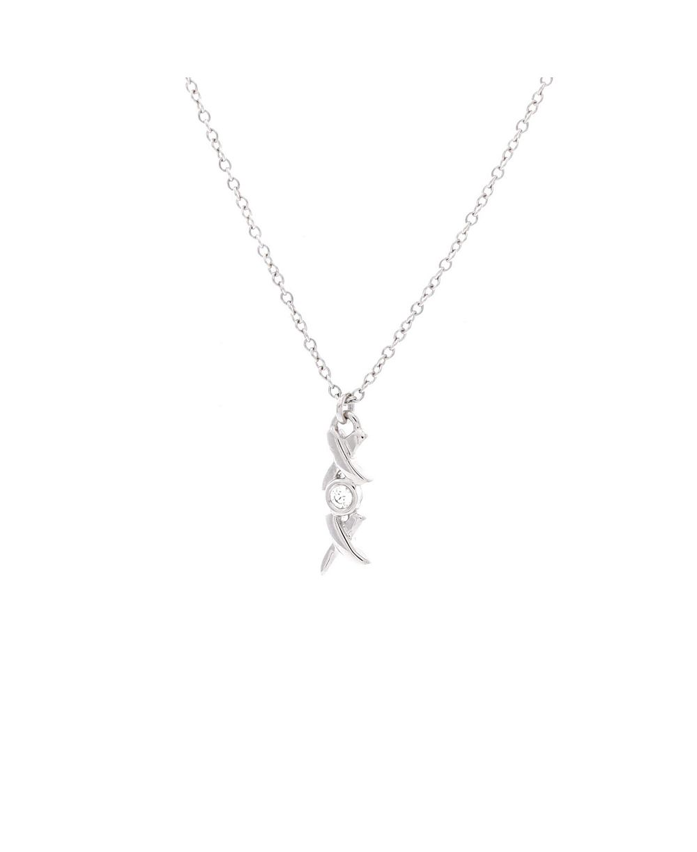 Tiffany & Co Paloma Picasso Graffiti Love and Kisses XOX кулон-ожерелье, б/у