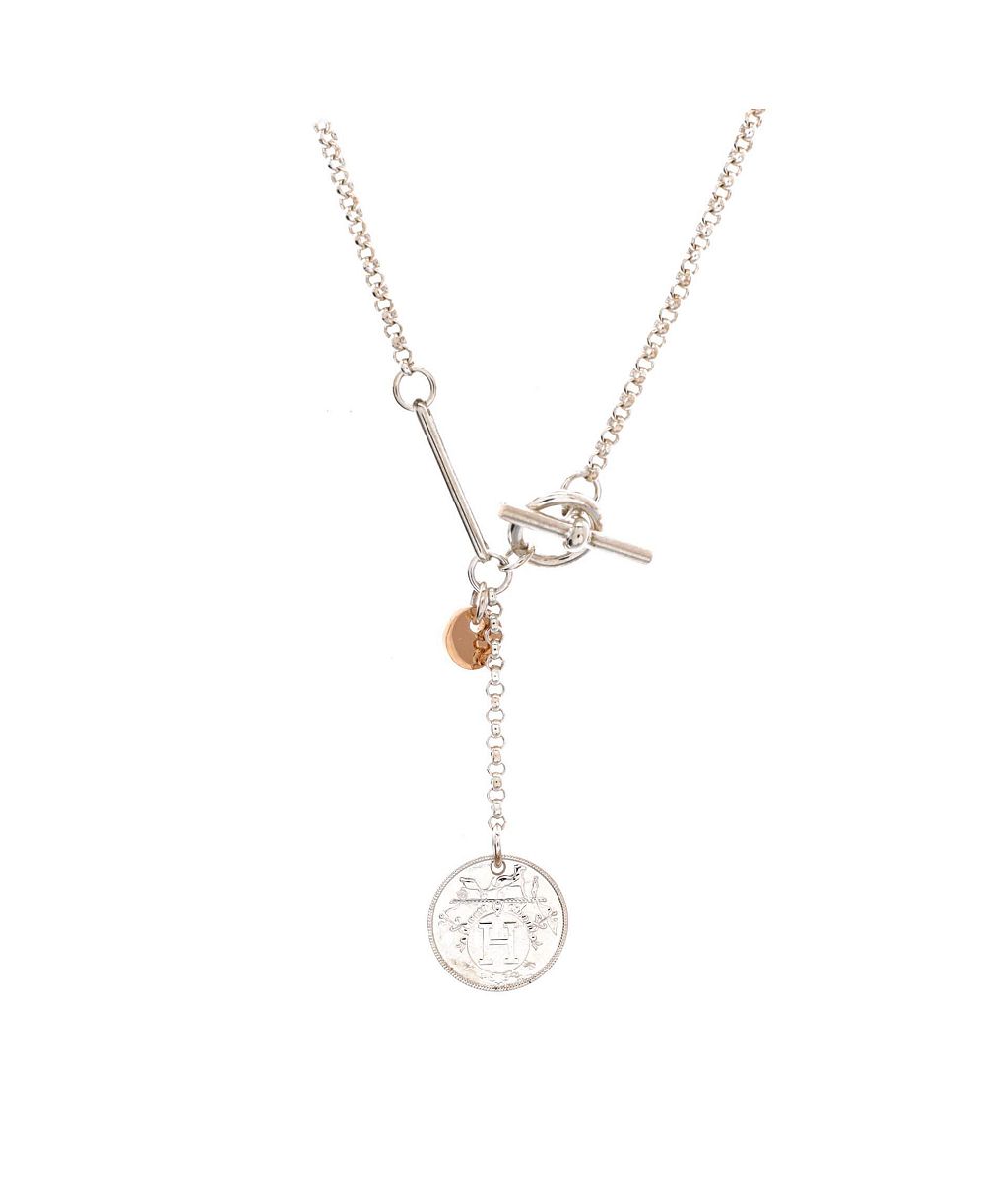 Pre-Owned HERMÉS Ex-Libris Long Necklace