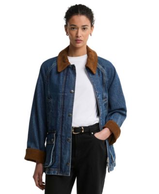 Barbour Women's Beadnell Denim Utility Jacket