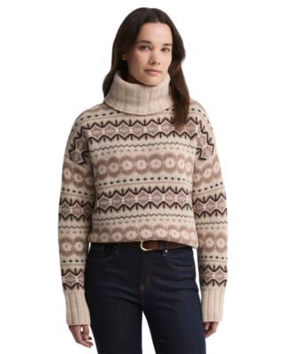 Женский шерстяной свитер Barbour Helen Knit Fair Isle с воротником