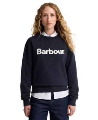 Женское свитшот Barbour Hartland Crewneck Long-Sleeve Embroidered-Graphic