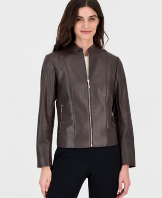 Kasper Women's Moto Zip-Up Jacket