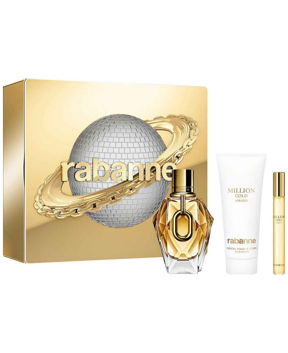 Подарочный набор парфюма Rabanne 3-Piece Million Gold For Her Eau de Parfum