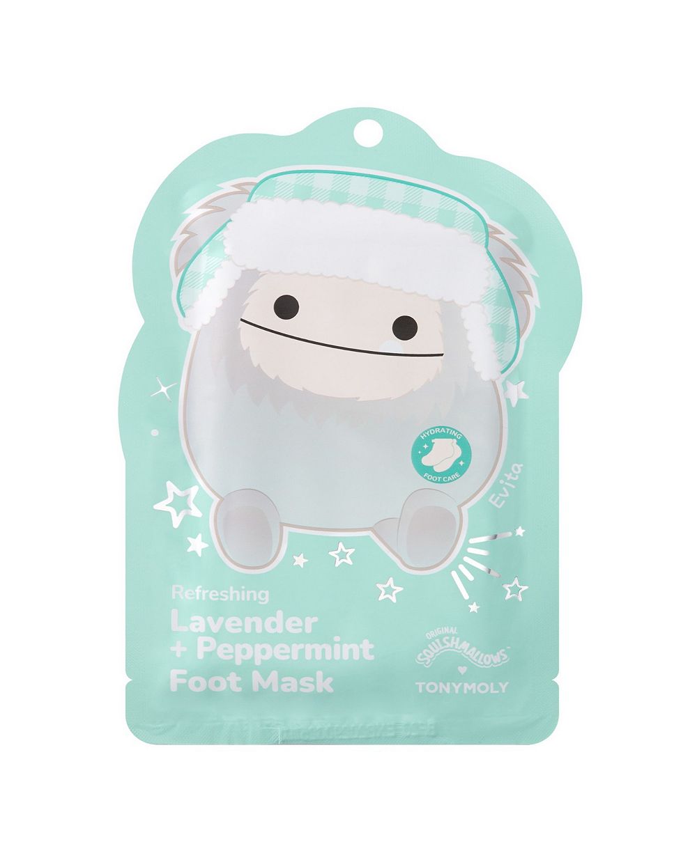 TONYMOLY Squishmallows Evita Foot Mask, 0.7 oz.