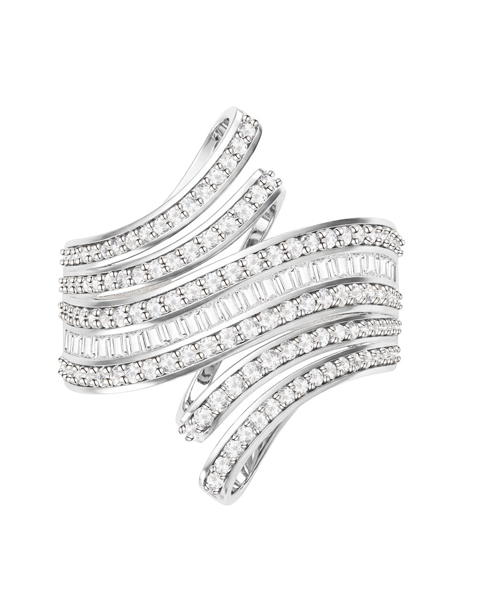 Macy's Diamond Ring (1 ct. t.w.) in Sterling Silver