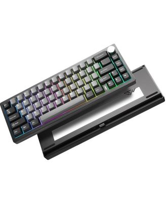 Механическая клавиатура Lamicall AL68 60% Full Aluminum Knob Tri-Mode Hot Swap Milk V2 Linear