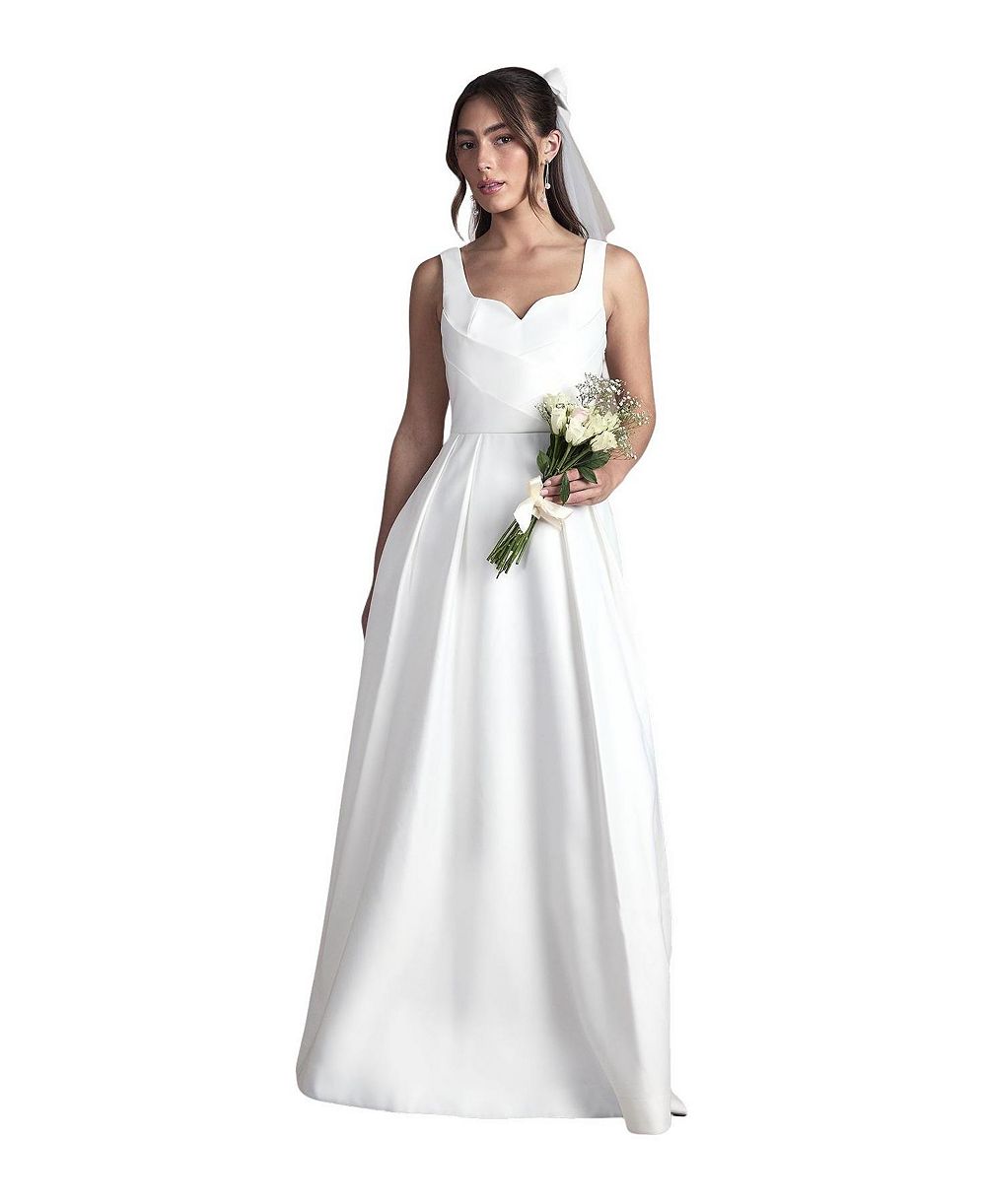 Женское вечернее платье Coast Pleated Satin Maxi