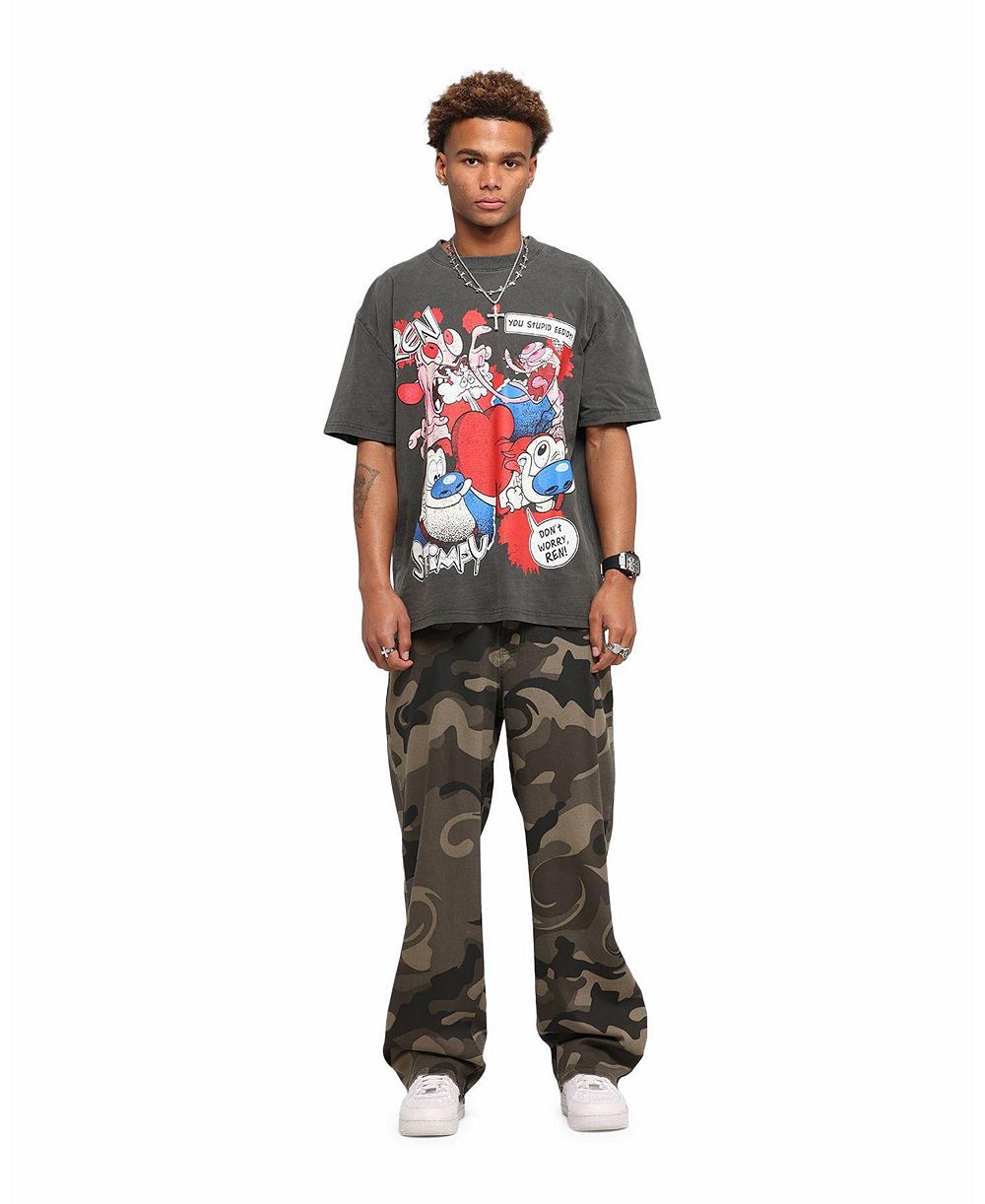 XXIII Men's Washed Camo Pants