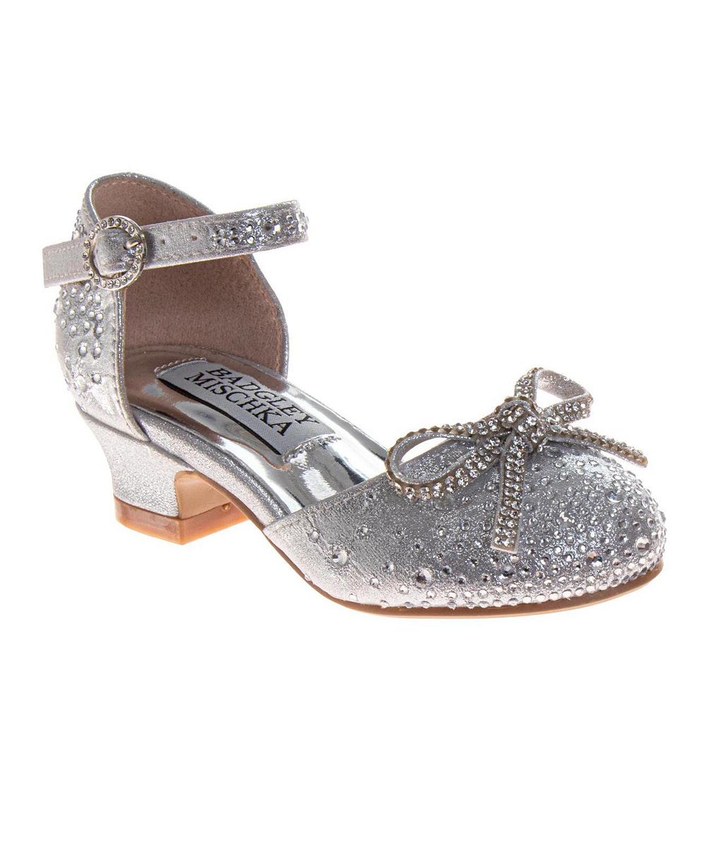 Badgley Mischka Девочки 6-10 Обувь-слипоны для торжественных случаев