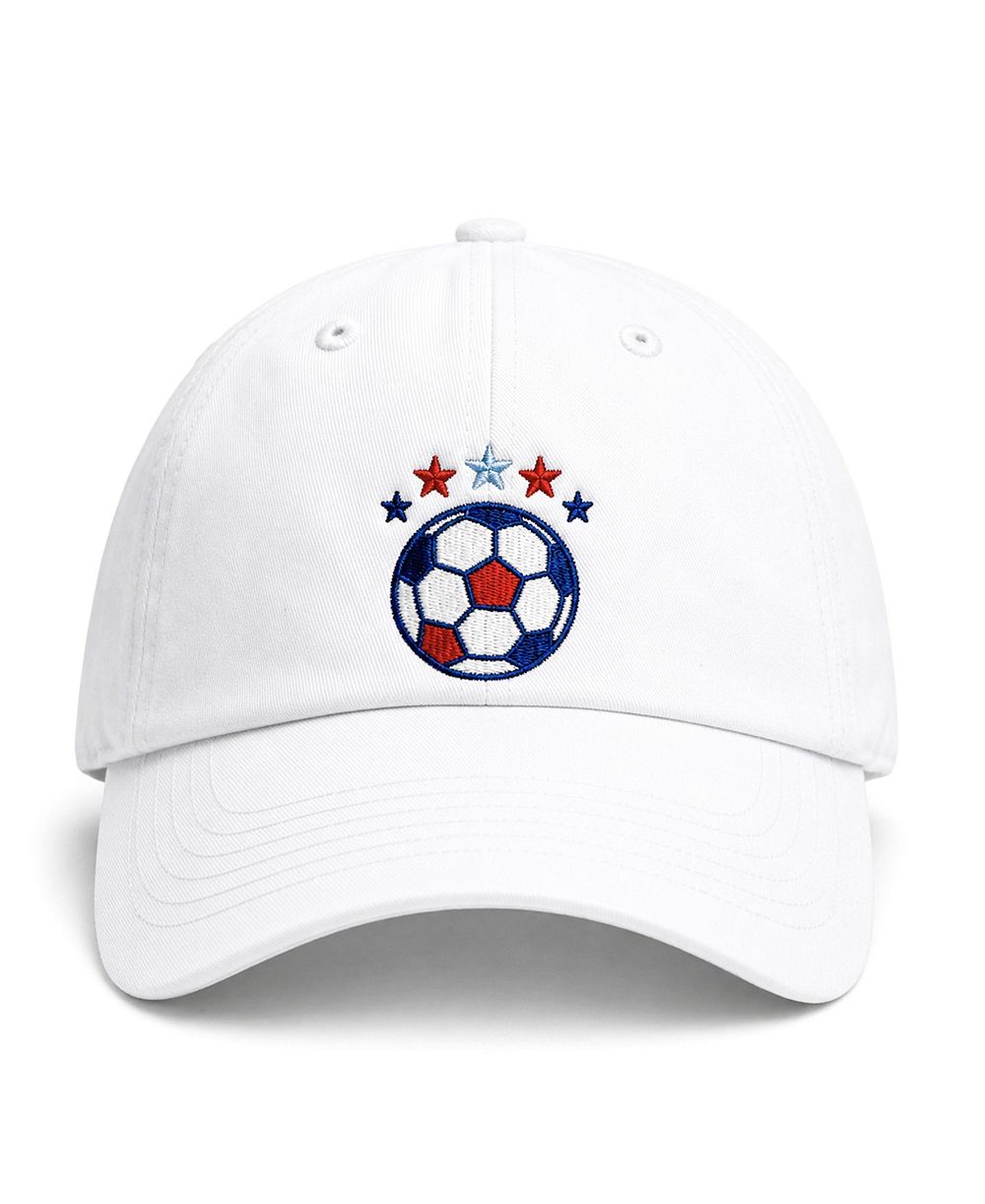 Bits & Bows Baby XS Unisex USA Soccer Baseball Hat