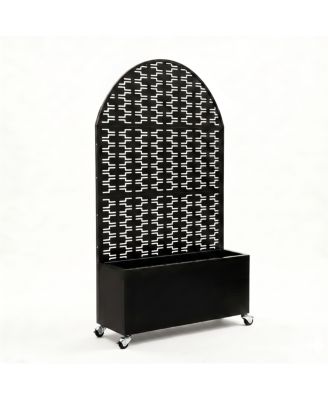 Металлическая перегородка Streamdale Furniture с кашпо 70.87''