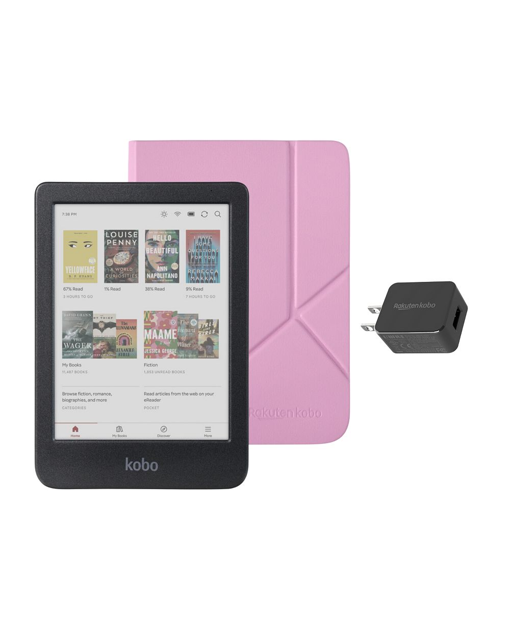Kobo Clara электронная книга с чехлом SleepCover и комплектом AC