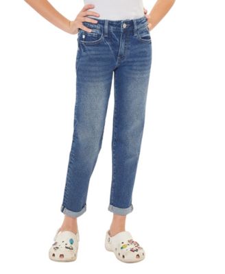 KanCan Big Girls' Halo Mini Mom Jeans