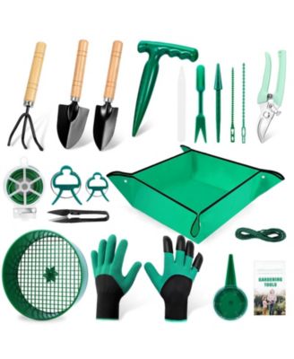 XDOVET Gardening Tool Set 18Pcs Indoor Plant Bonsai Kit