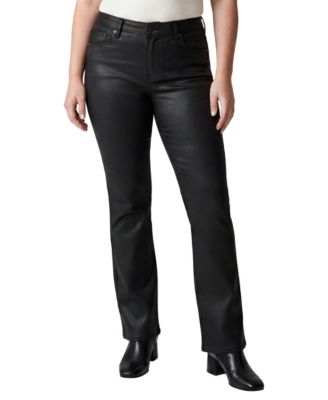 Женские джинсы Silver Jeans Co. Suki Plus Size с высокой посадкой, зауженные, с расширением к низу