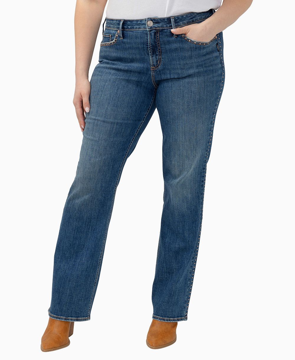Джинсы Silver Jeans Co. Suki Mid-Rise Curvy Bootcut, Plus Size