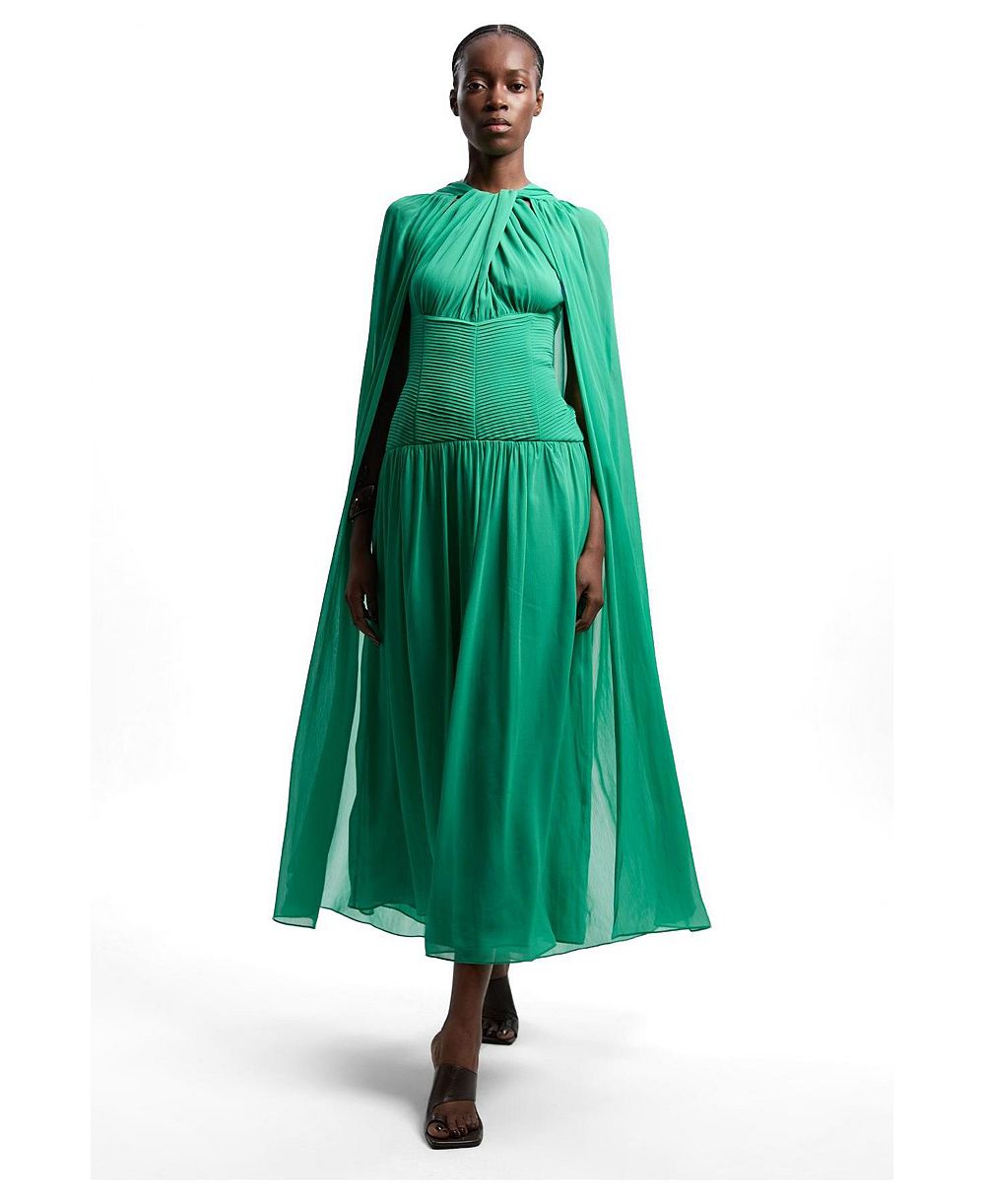 Платье Karen Millen Women's Halter Cape Maxi