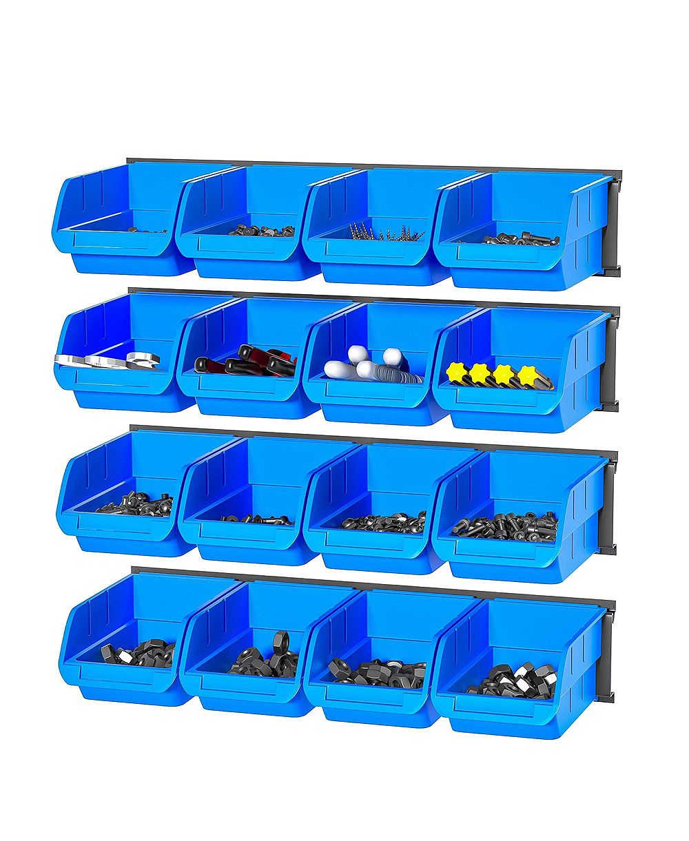 XDOVET Wall Mounted Plastic Hardware Organizer Storage System